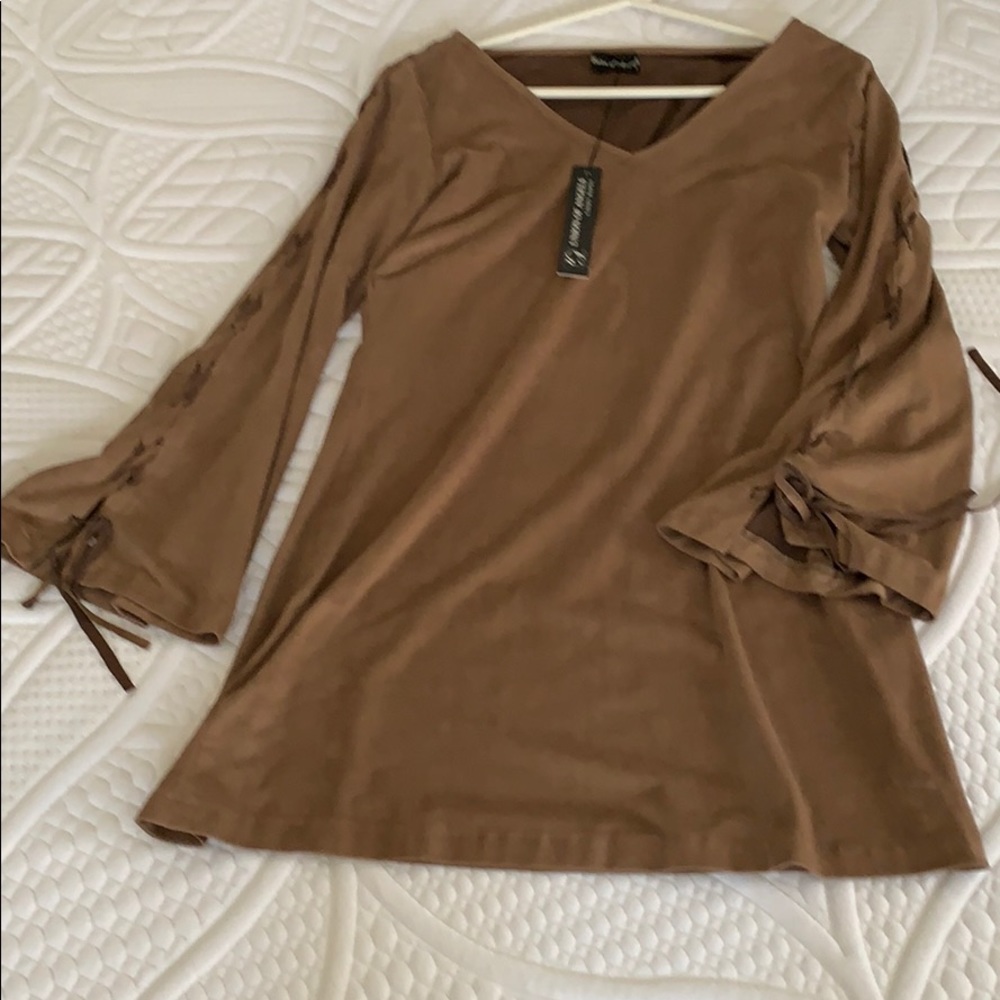NWT Union of Angels bell sleeve dress